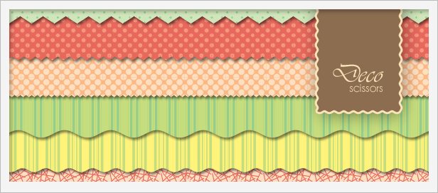 26 Deco Scissors Actions Set