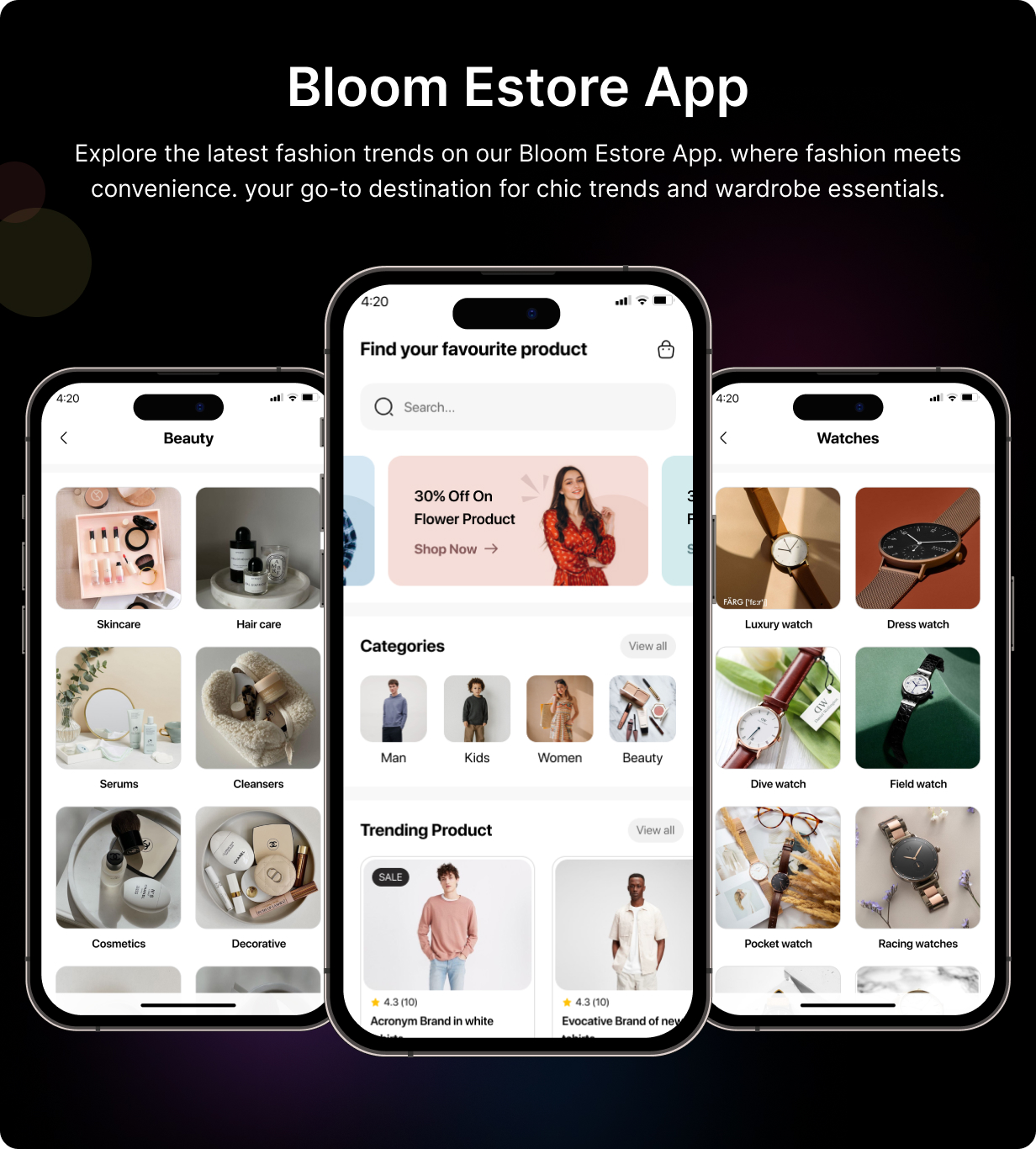 Bloom Store App - E-commerce Store app in Flutter 3.x (Android, iOS) with WooCommerce Full App - 5