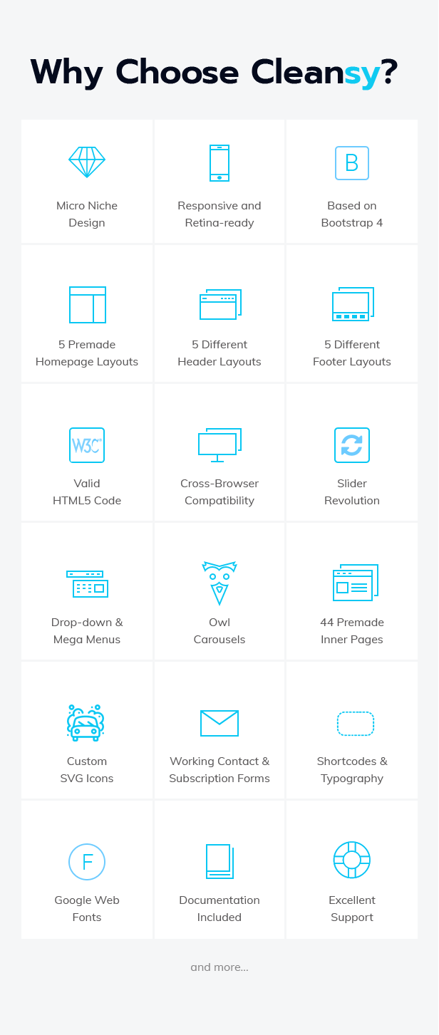 Cleansy - Car Wash Services & Products HTML Template - 2
