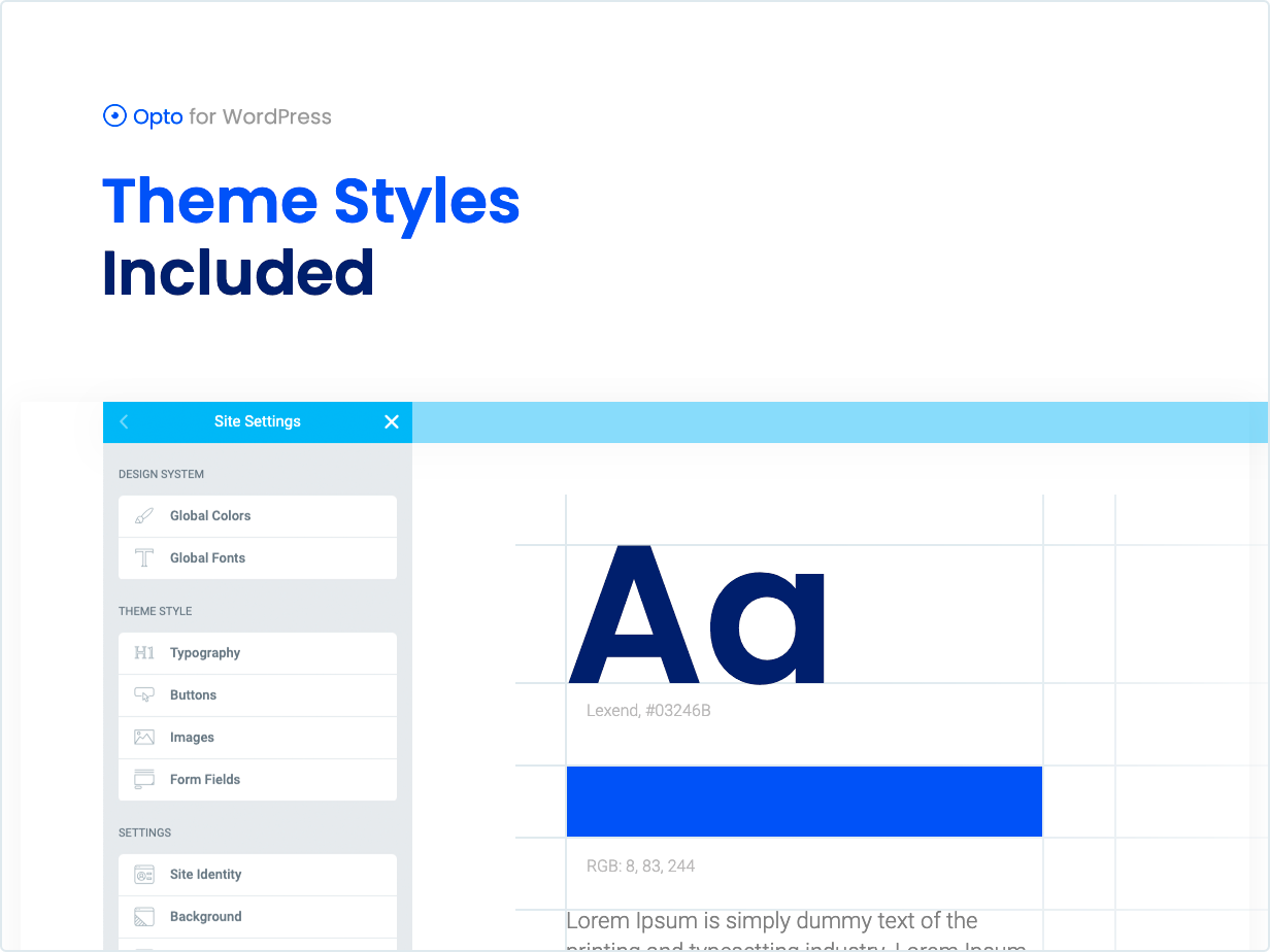 Theme Styles Included