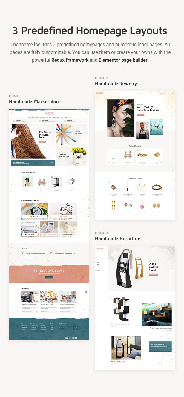 Kunstwerk - Handycraft Marketplace WordPress Theme - 3