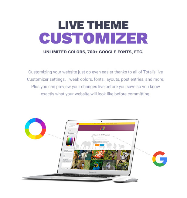 Total WordPress Theme Live Theme Customizer