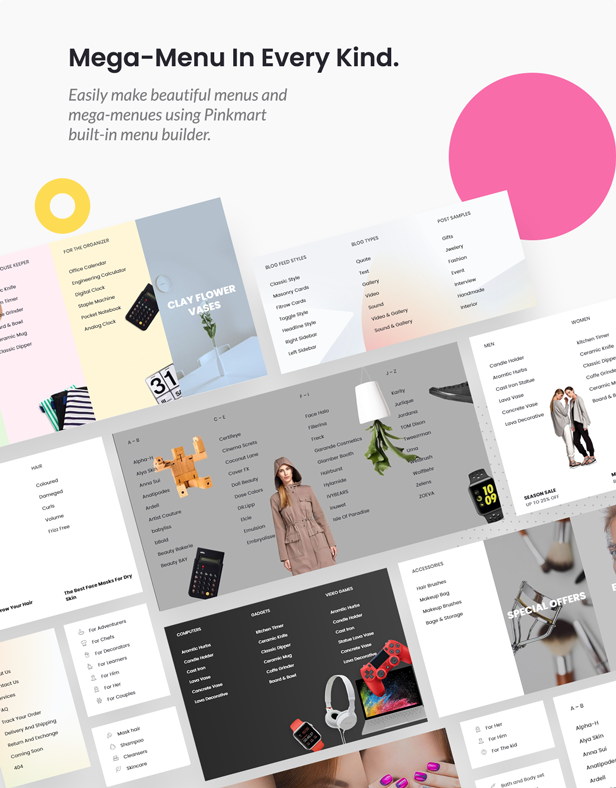 Pinkmart - WooCommerce WordPress Theme - header