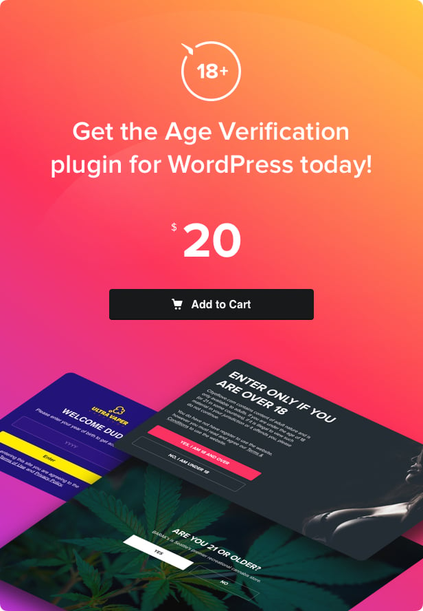 Age Verification plugin for WordPress - 4