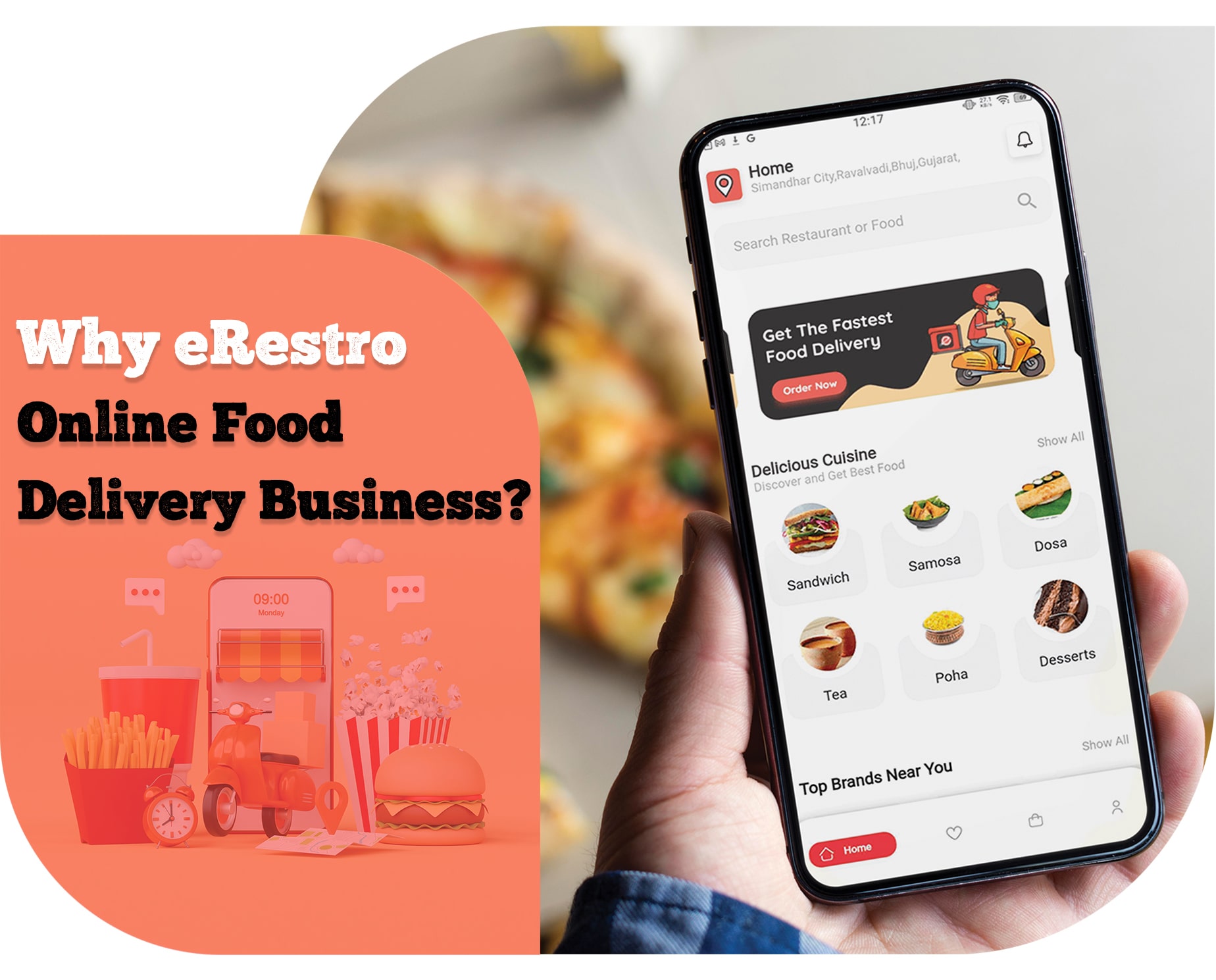 eRestro - Multi Restaurant Flutter App | Food Ordering App with Admin Panel & Restaurant Panel - 11