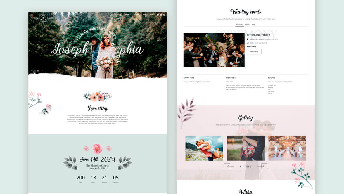 Queen Flowers - Wedding Template - 4