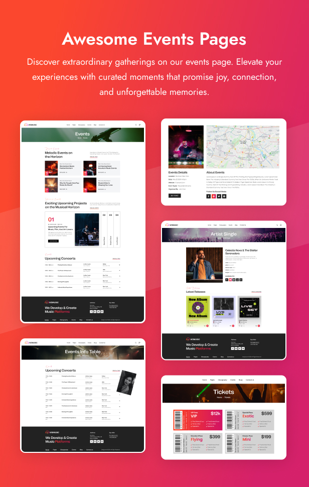 W3Music - Music, Band, DJ Bootstrap HTML Template