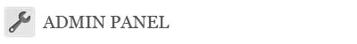 Admin Panel Blanco icon