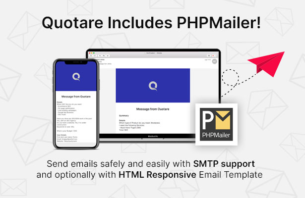 Quotare - Multipurpose Quotation Request HTML Wizard Form