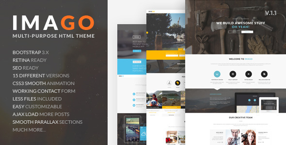 Imago - Multipurpose HTML5 Template - Business Corporate