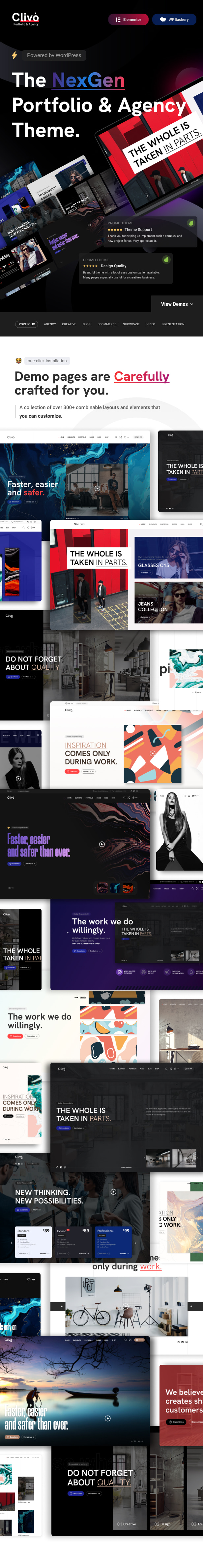Clivo - Portfolio & Agency WordPress Theme - 5