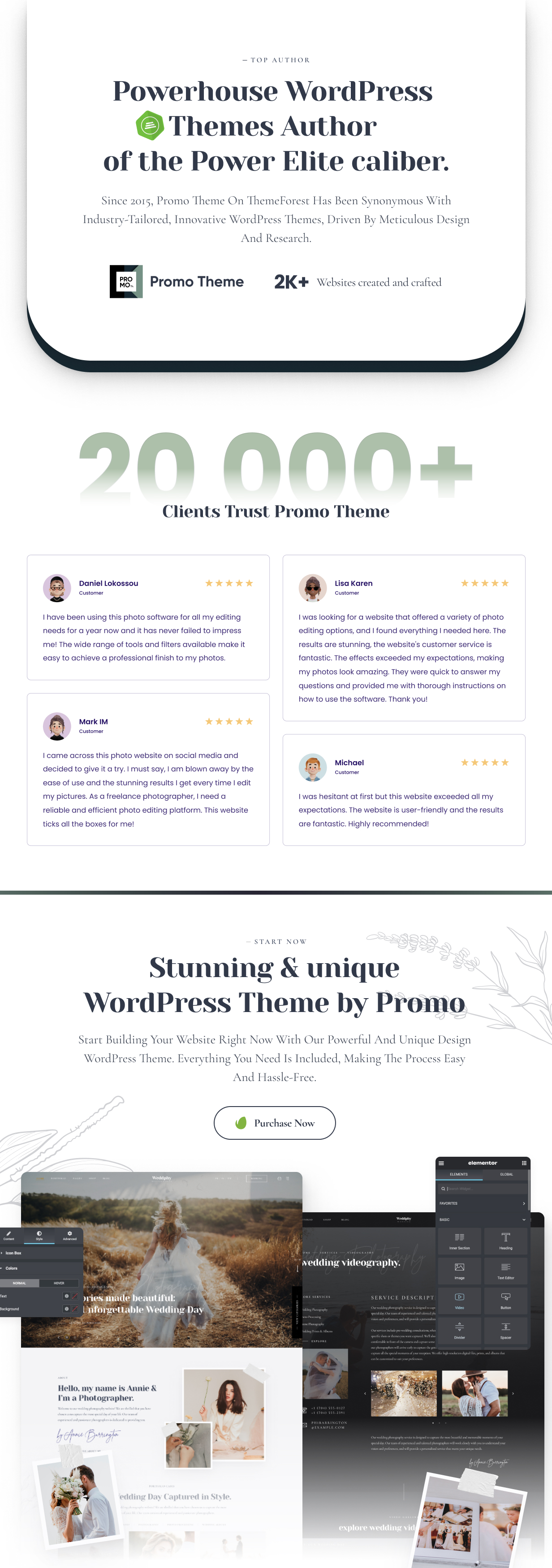 Weddphy - Wedding Photography WordPress Theme - 4