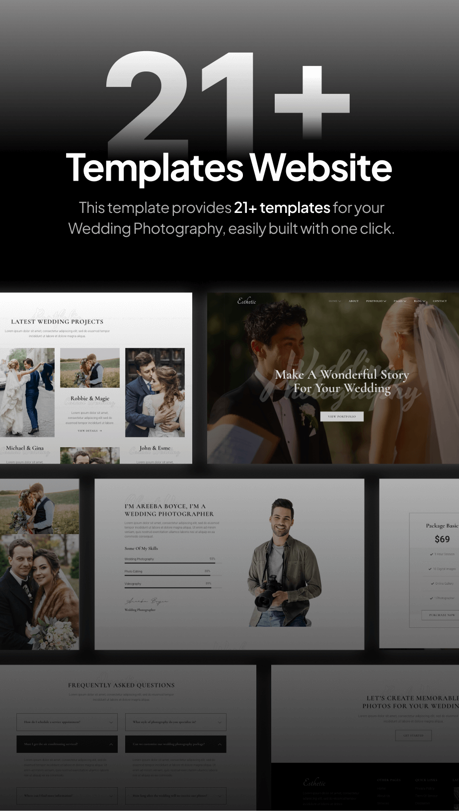 Esthetic - Wedding Photography FSE WordPress Theme - 4
