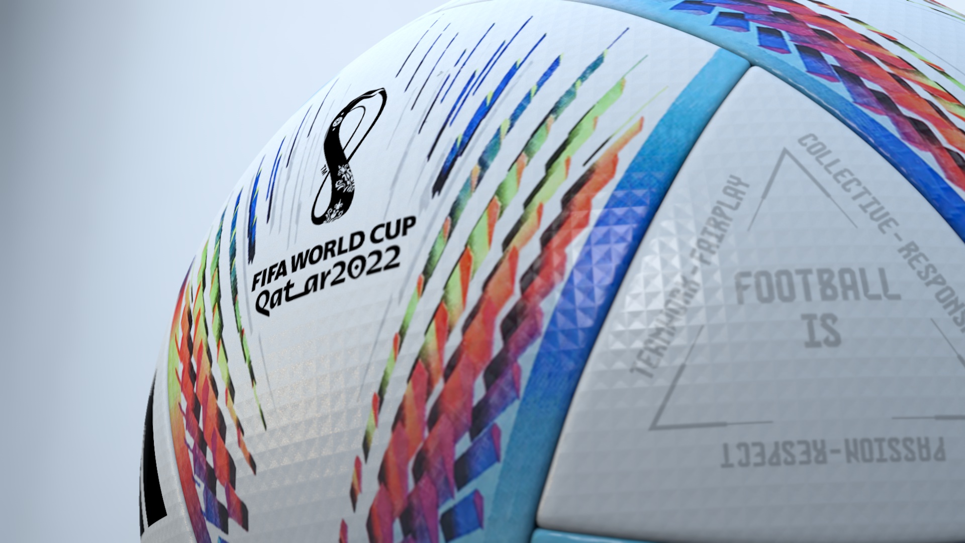 Official Al Rihla 3d model. Qatar World Cup 2022. Ready for render. NO PLUGINS. - 2