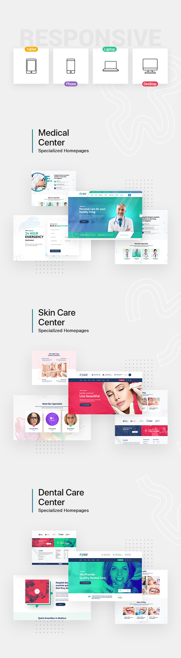 Medizco - Medical Health & Dental Care Clinic WordPress Theme