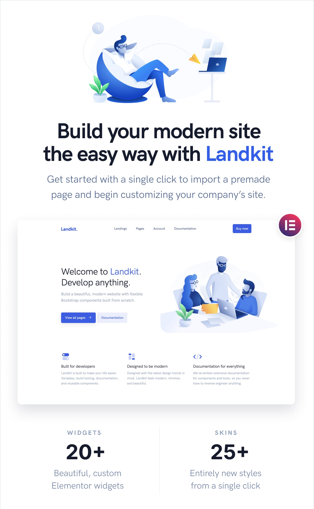 Landkit - Multipurpose Business WordPress Theme - 1