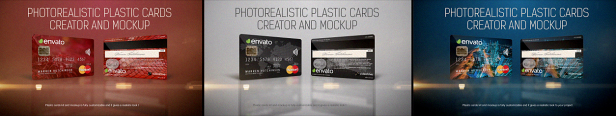 Plastic Cards Creator and Mockup