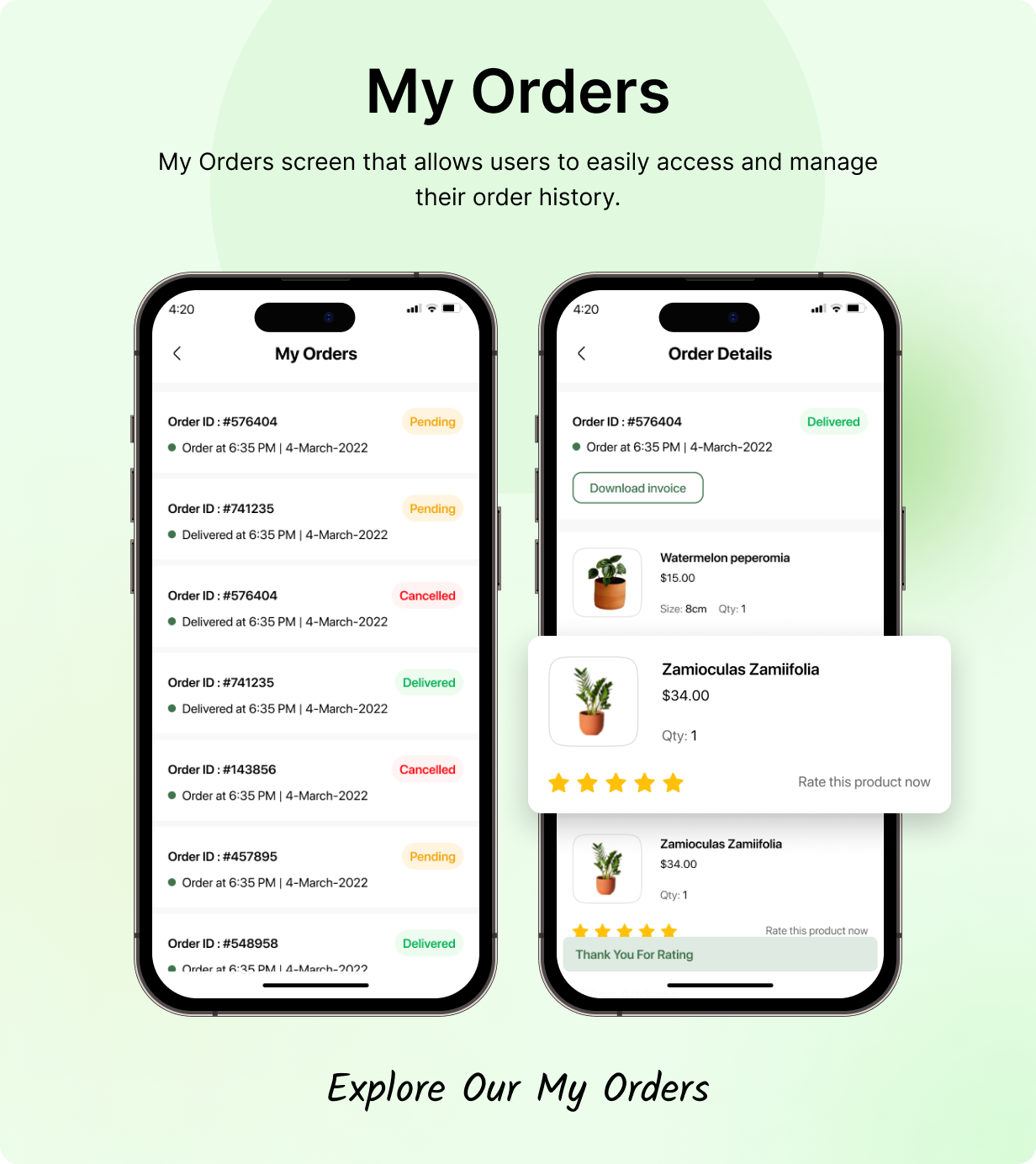 Seed2Plants App - Online Plant Store Flutter 3.x (Android, iOS) WooCommerce Full App | Shopping App - 17