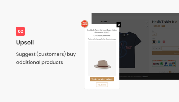 All-in-one shopify theme - upsell