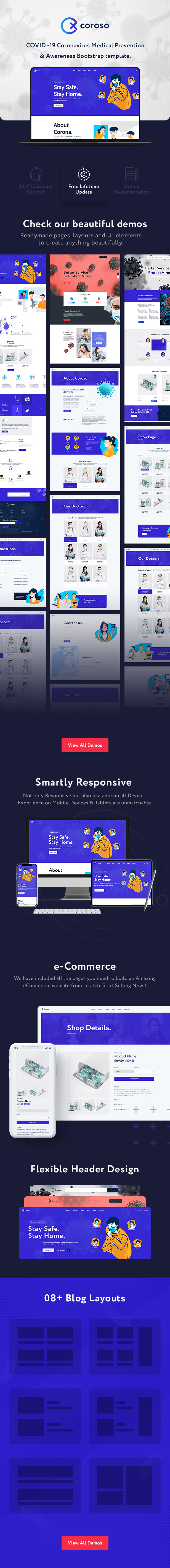 Medical Health & Covid 19 HTML Template - 2