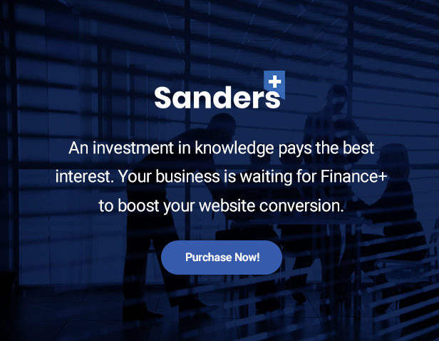 Finance Business HTML Template - Sanders - 6