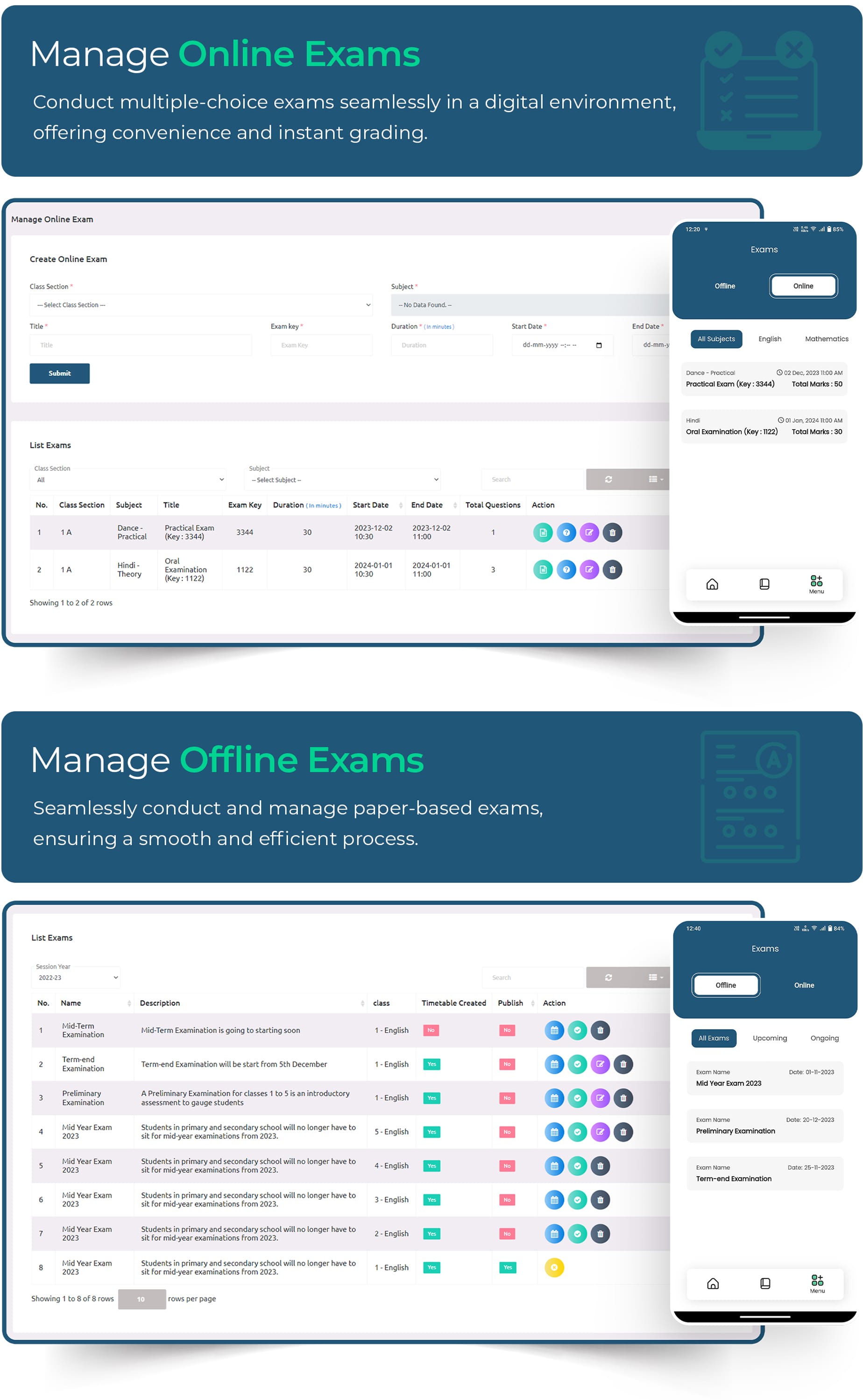 eSchool SaaS - School Management System with Student | Parents Flutter App | Laravel Admin - 35