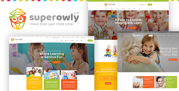 SuperOwly - Kids WordPress Theme