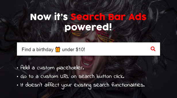 Powered Search Bar