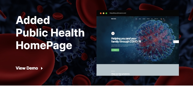 Covid Coronavirus Homepage