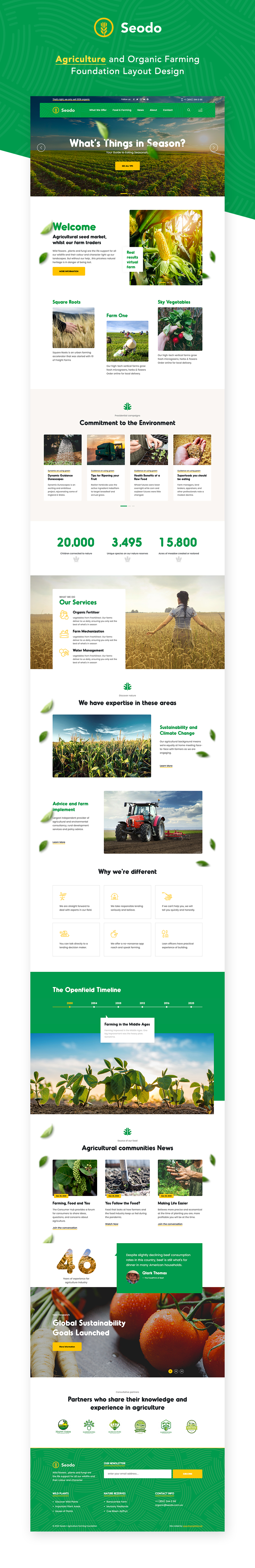 Seodo |  Agricultura Farming Foundation WordPress Theme - 1