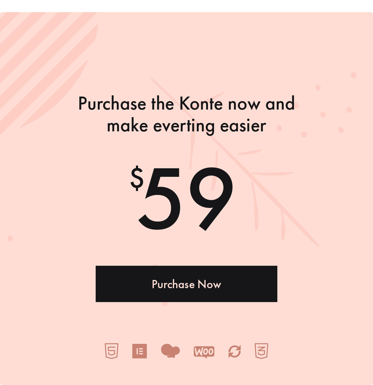 Konte WooCommerce theme - Purchase Now