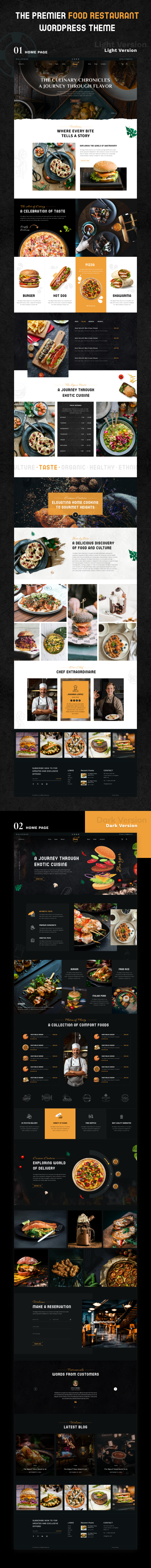 Dishify - Restaurant WordPress Theme - 2