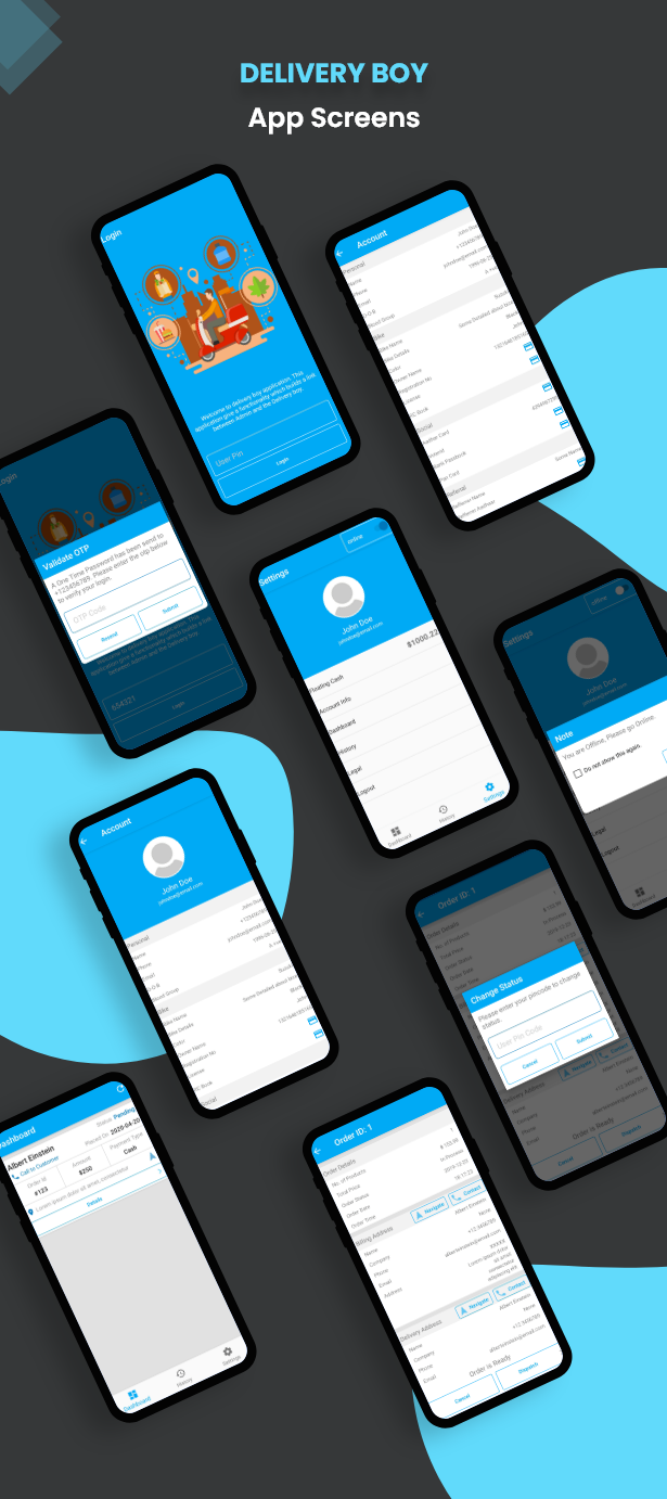 Flutter Delivery Solution Apps with Advance Website and CMS - 39