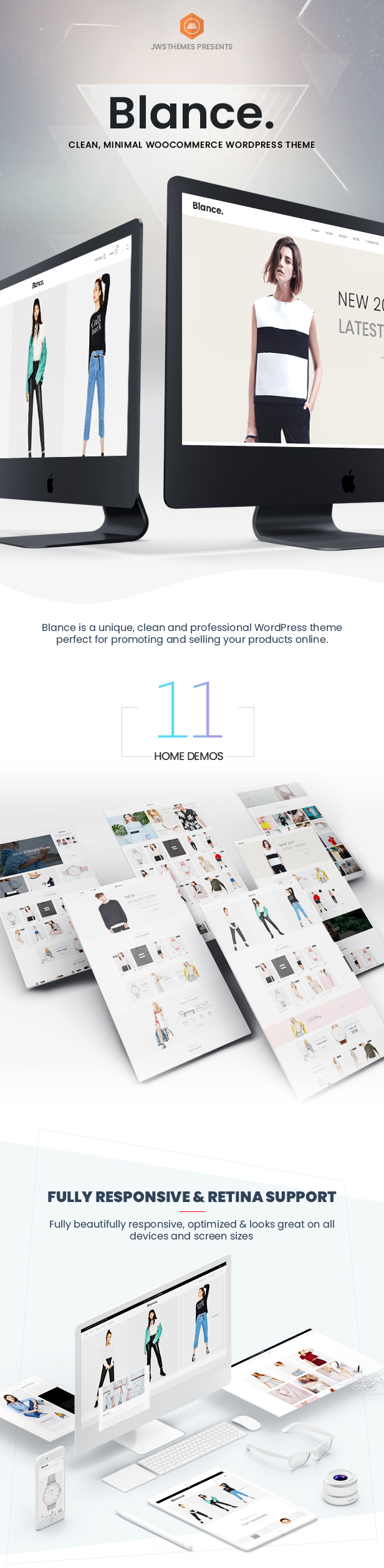 Clean, Minimal WooCommerce WordPress Theme