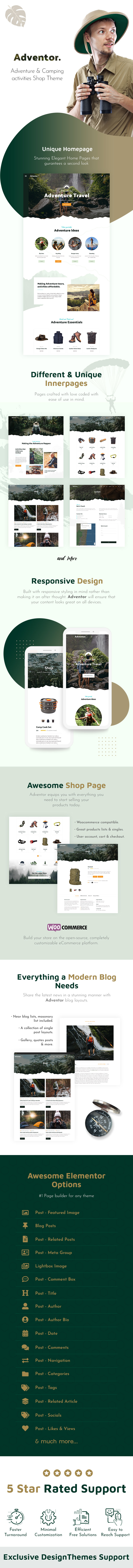 Adventor - Travel Adventure, Tourism WordPress Theme - 1