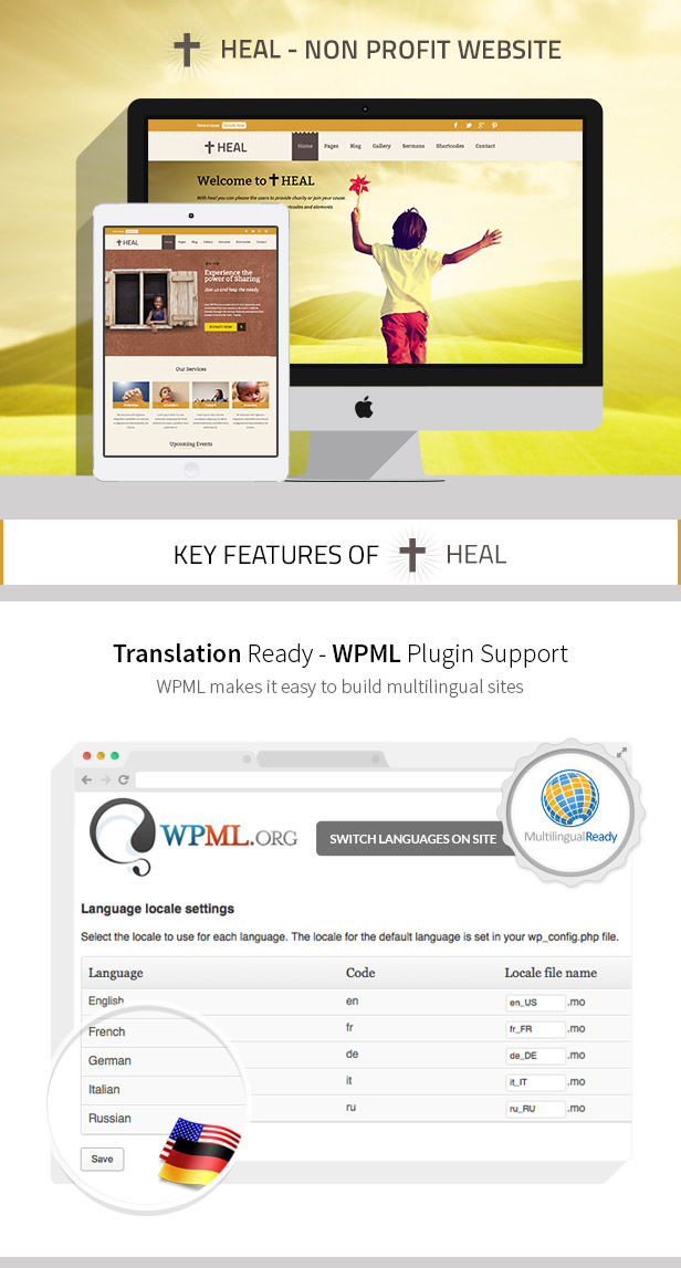 Heal - Charity WordPress Theme - 7