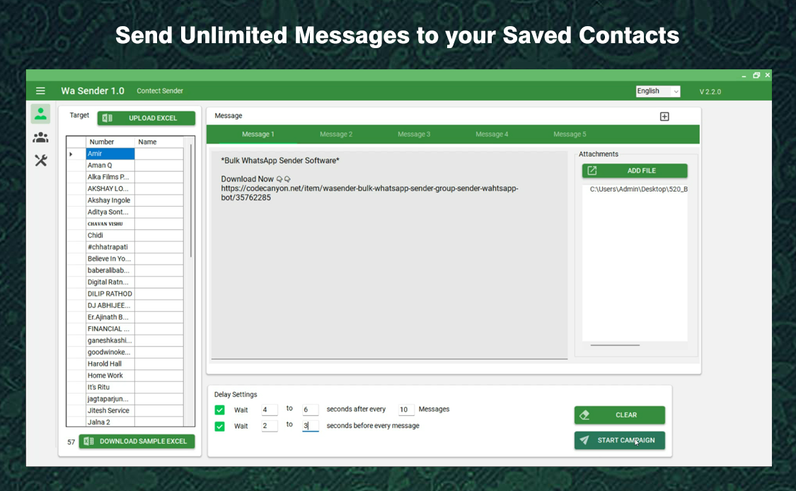 WaSender - Bulk WhatsApp sender / Group Sender / WhatsApp bot - 21