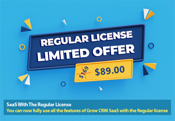 Grow CRM SaaS - Laravel Project Management - Multitenancy - 5