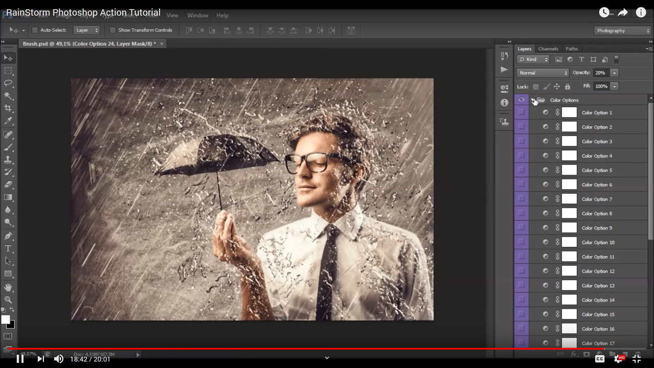 RainStorm Photoshop Action - 1