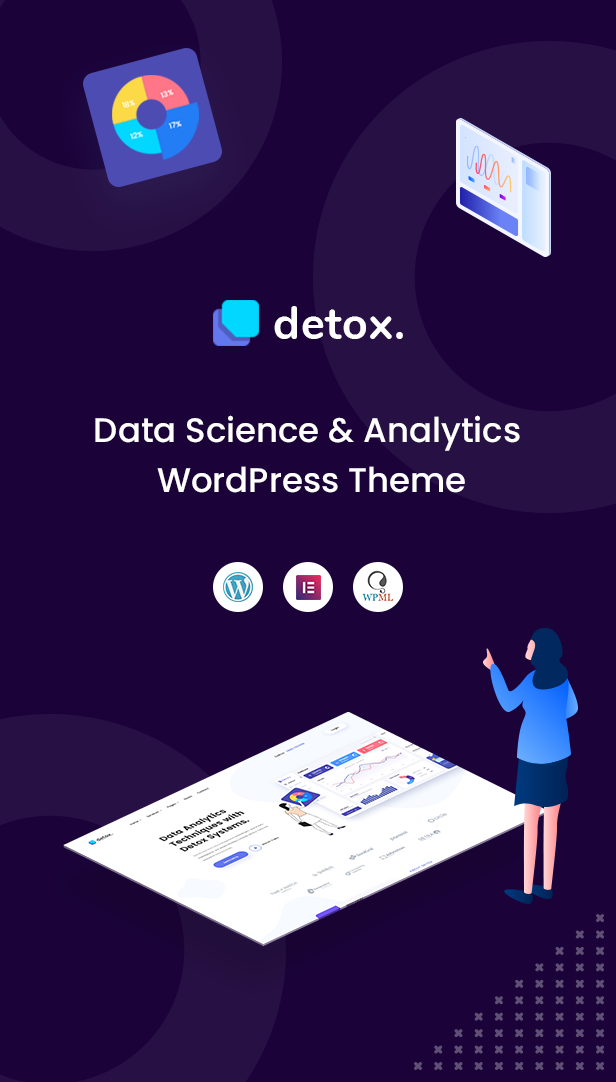 Detox - Data Science & Analytics WordPress Theme - 1