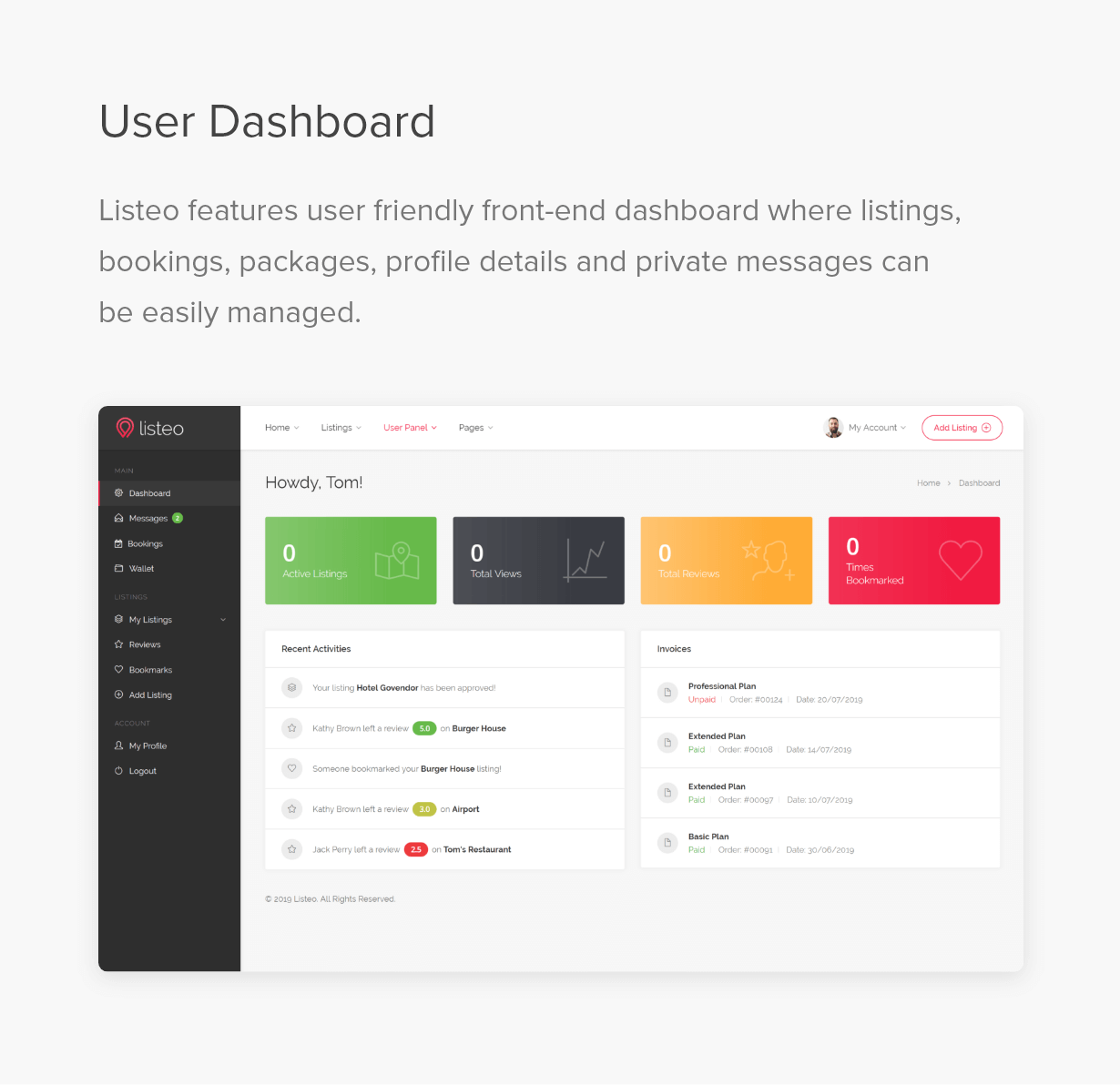 Listeo v1.4-带有预订的目录和清单