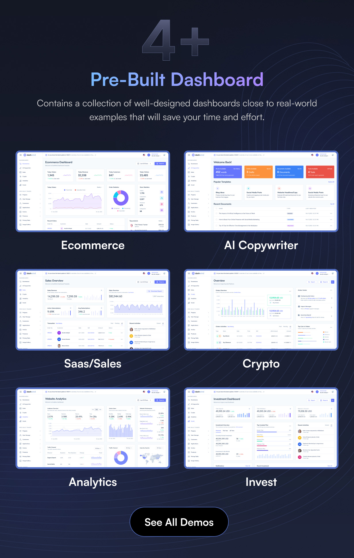 DashWind Dashboard Template