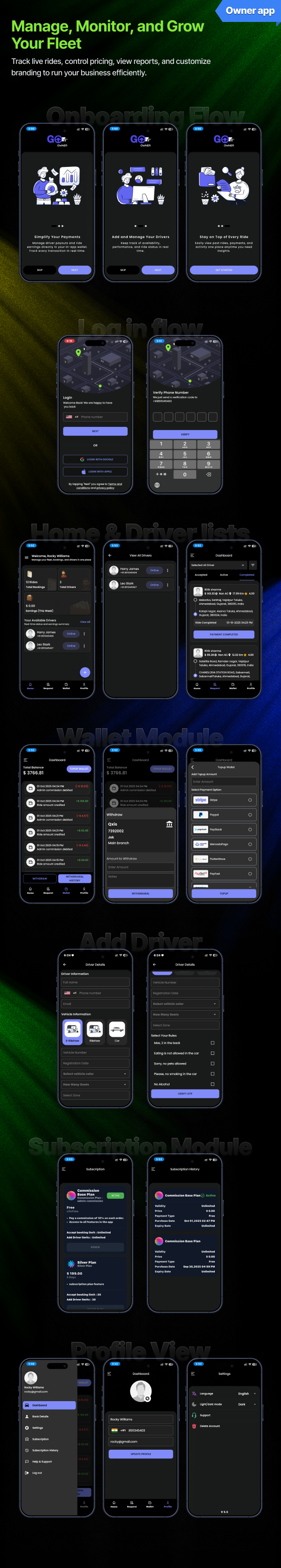 GORIDE | InDriver Clone | Flutter Complete Taxi Booking Solution with Bidding Option - 13