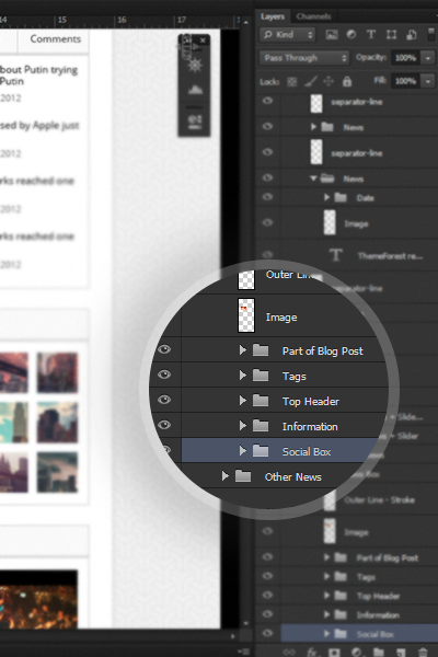 Voxis - Magazine / News PSD template - 6