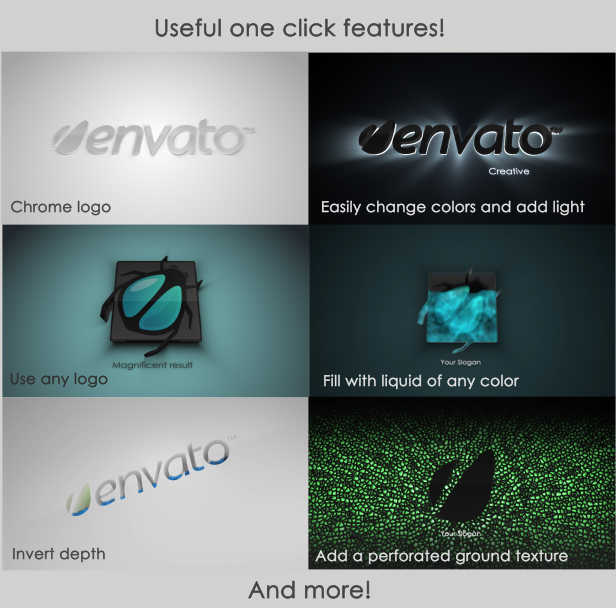 Adaptive Elegant 3d Logo - Features
