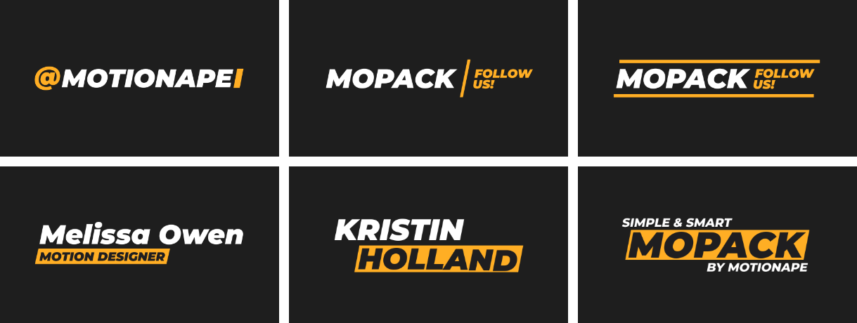 MoPack - Motion Graphics Pack - 158
