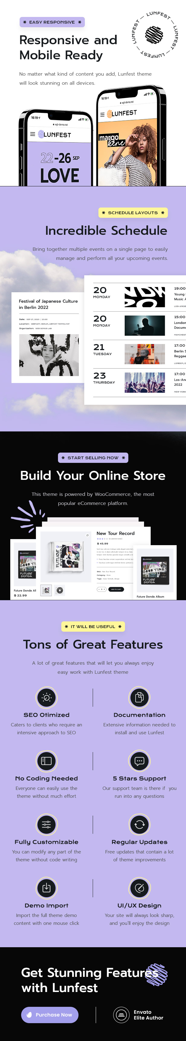 Lunfest - Festival & Concert WordPress Theme - 2