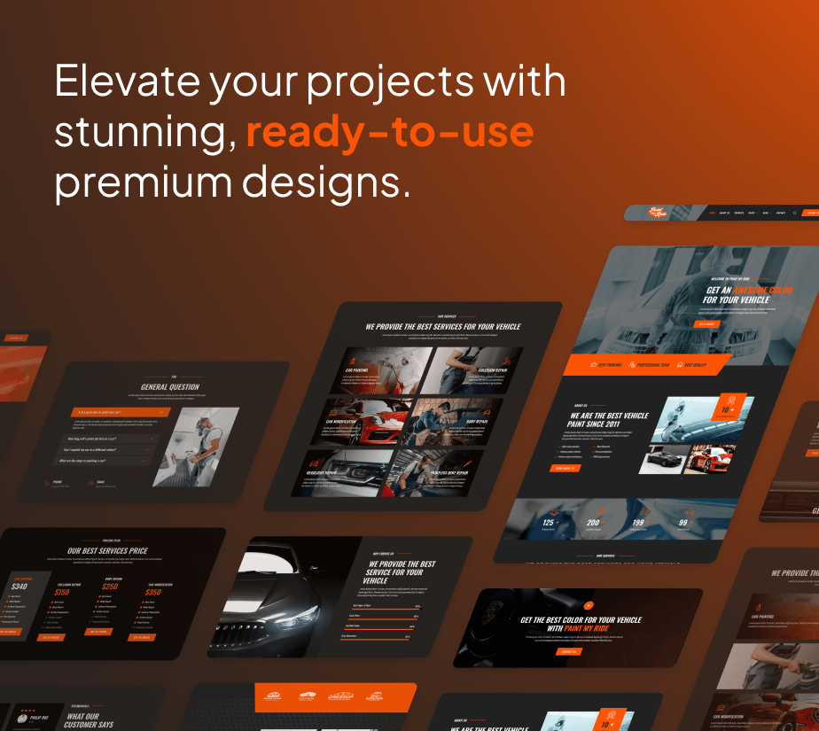 PaintMyRide – Car Painting & Modification FSE WordPress Theme - 5