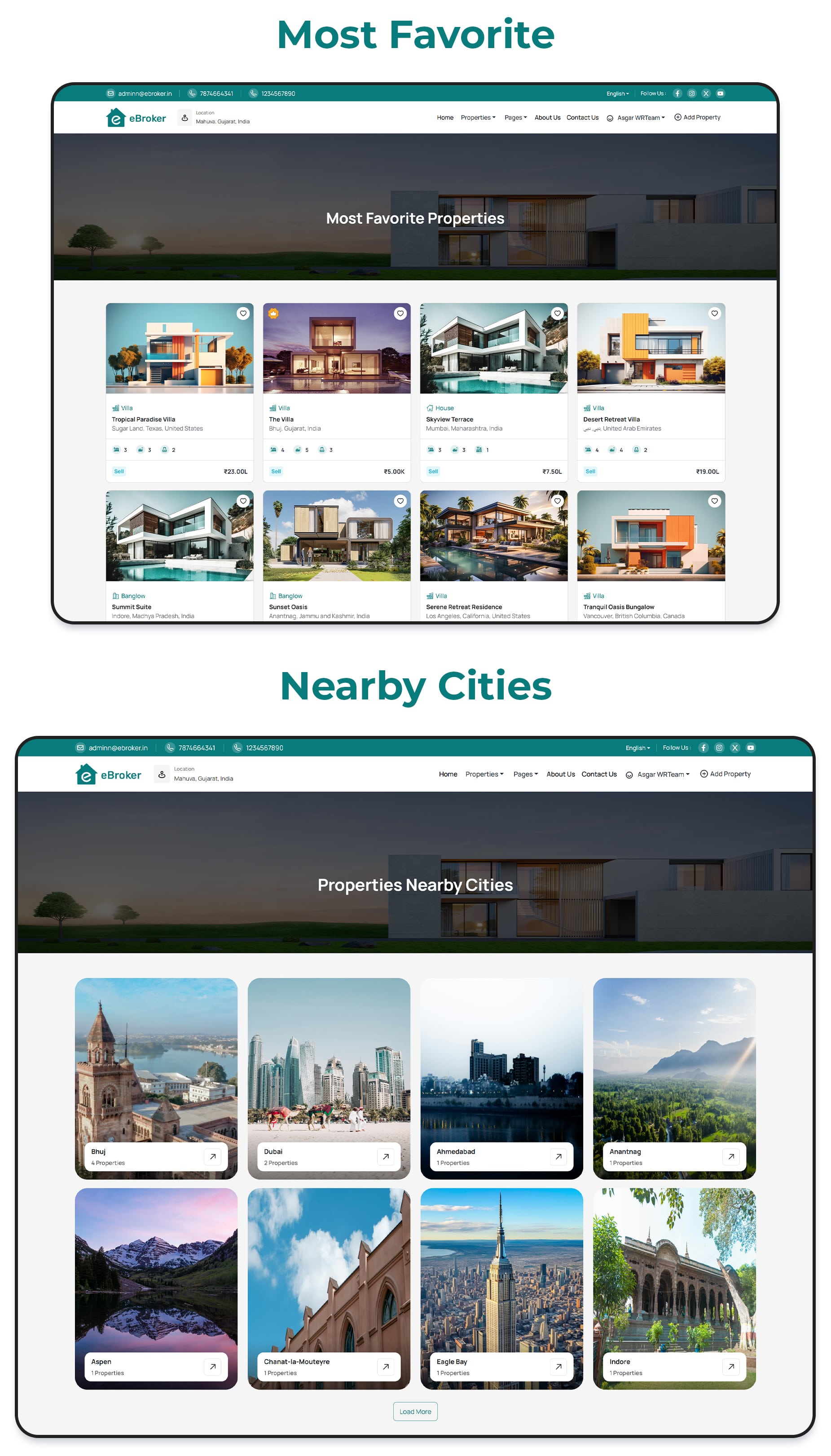 eBroker - Real Estate Property Buy-Rent-Sell Flutter app with Laravel Admin Panel | Web Version - 28