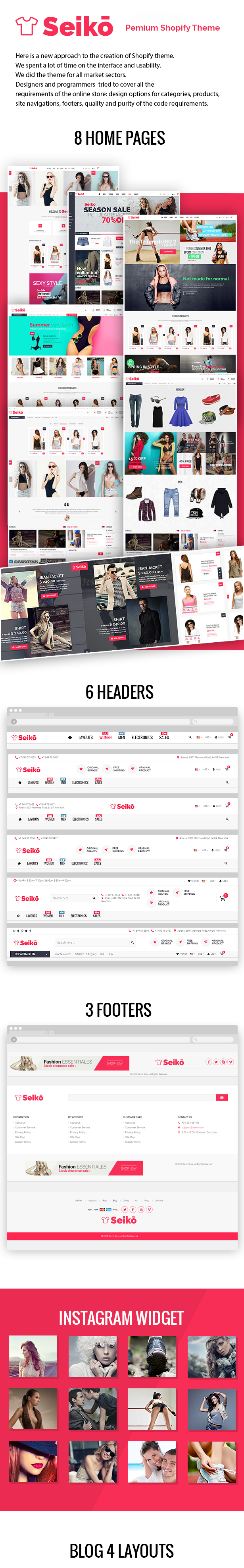 Seiko - Shopify Theme